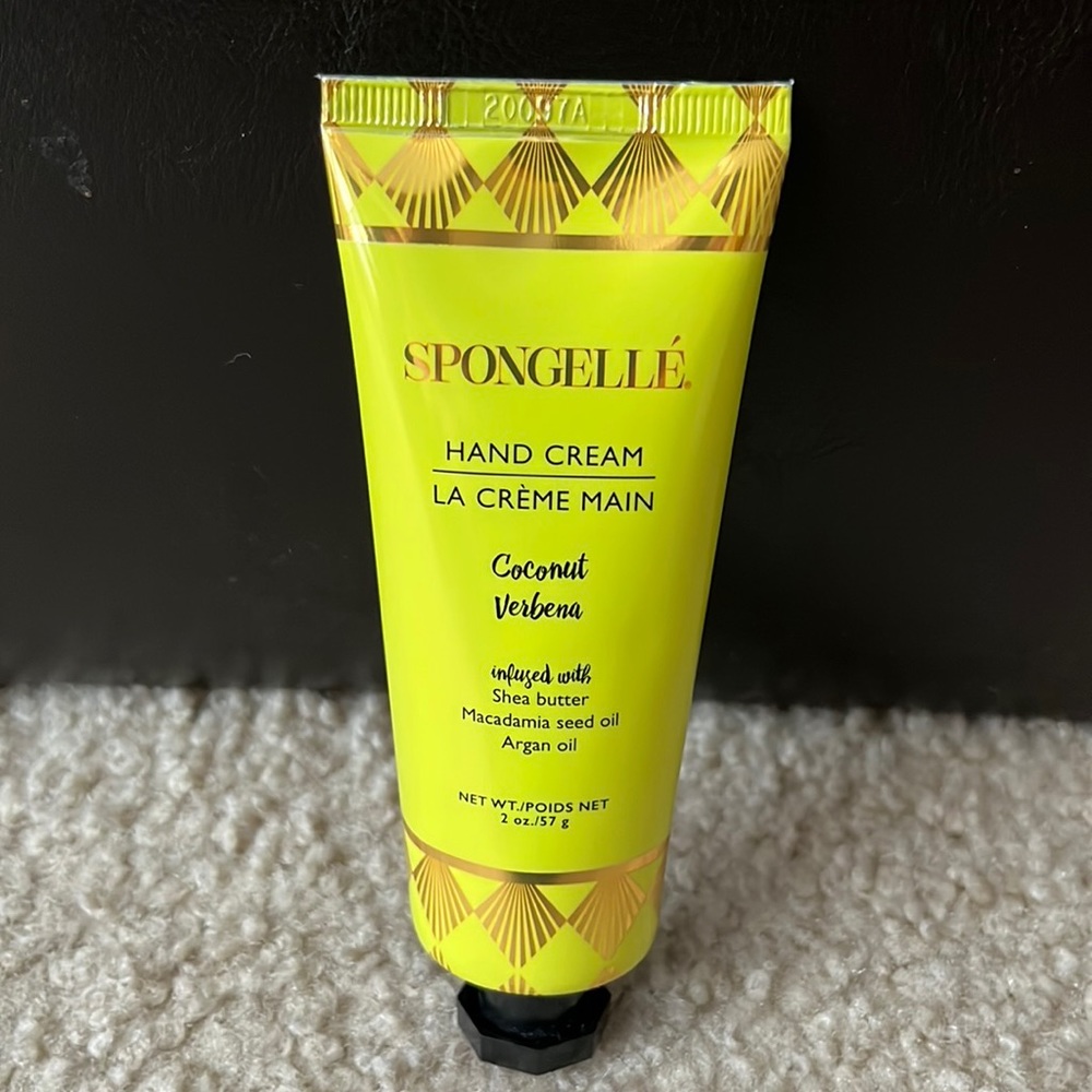 Spongelle Coconut Verbena Hand Cream 2oz NEW
